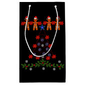 抱き枕クリスマスジンジャーブレッドマン スモールペーパーバッグ (裏面)