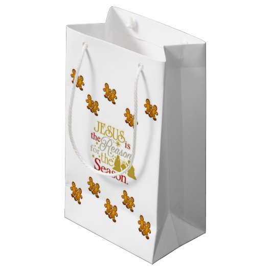 抱き枕クリスマスジンジャーブレッドマン スモールペーパーバッグ (正面アングル)