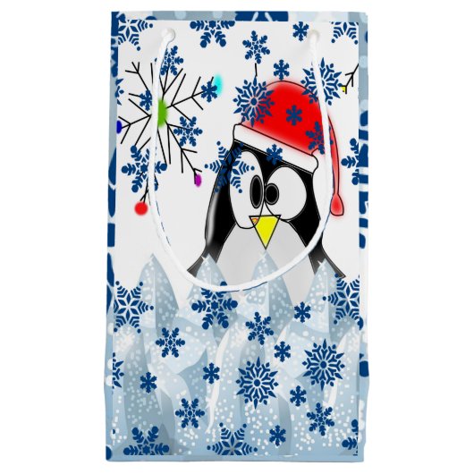 抱き枕クリスマスペンギン スモールペーパーバッグ (正面)