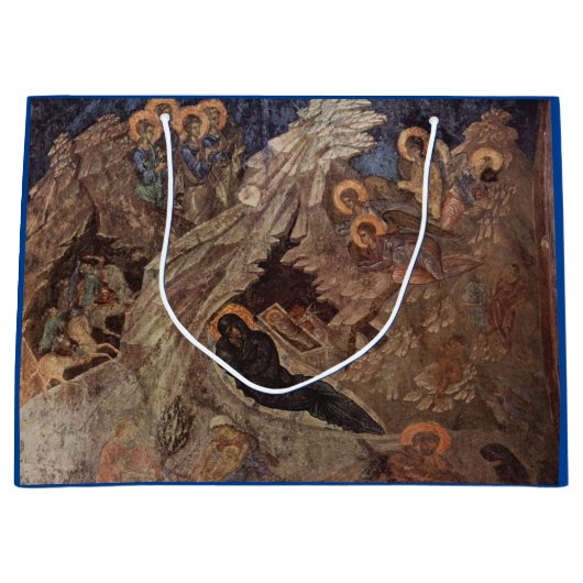 抱き枕クリスマス出生 ラージペーパーバッグ (正面)