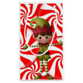 抱き枕クリスマス小妖精や小人 スモールペーパーバッグ (裏面)