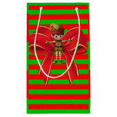 抱き枕クリスマス小妖精や小人 スモールペーパーバッグ (裏面)