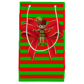 抱き枕クリスマス小妖精や小人 スモールペーパーバッグ (正面)