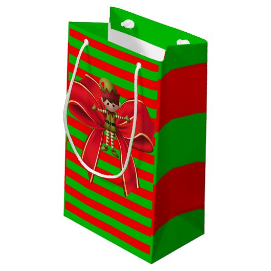 抱き枕クリスマス小妖精や小人 スモールペーパーバッグ (裏面アングル)