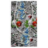 抱き枕クリスマス雪だるま スモールペーパーバッグ (裏面)