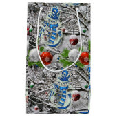 抱き枕クリスマス雪だるま スモールペーパーバッグ (正面)