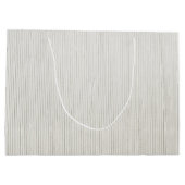抱き枕グレーと白ストライプ色 ラージペーパーバッグ (裏面)