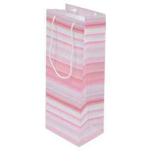 抱き枕ストライプの ワインギフトバッグ