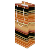 抱き枕ストライプの ワインギフトバッグ (裏面アングル)