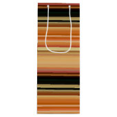 抱き枕ストライプの ワインギフトバッグ (正面)