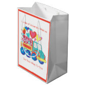 抱き枕トラックハート ミディアムペーパーバッグ (裏面アングル)