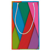 抱き枕ハッピーカラフル三角形 スモールペーパーバッグ (裏面)