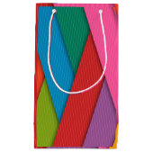 抱き枕ハッピーカラフル三角形 スモールペーパーバッグ (正面)