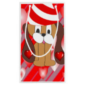 抱き枕バレンタインの犬 スモールペーパーバッグ (裏面)