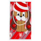 抱き枕バレンタインの犬 スモールペーパーバッグ (正面)