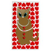 抱き枕バレンタインキャット スモールペーパーバッグ (正面)