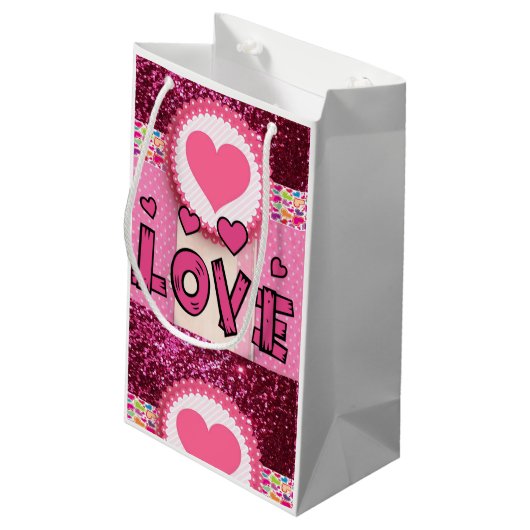 抱き枕バレンタインデー スモールペーパーバッグ (裏面アングル)