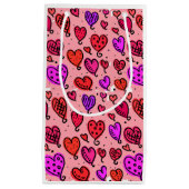 抱き枕バレンタインハート スモールペーパーバッグ (正面)