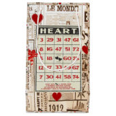 抱き枕バレンタインヴィンテージ スモールペーパーバッグ (正面)