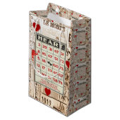 抱き枕バレンタインヴィンテージ スモールペーパーバッグ (正面アングル)