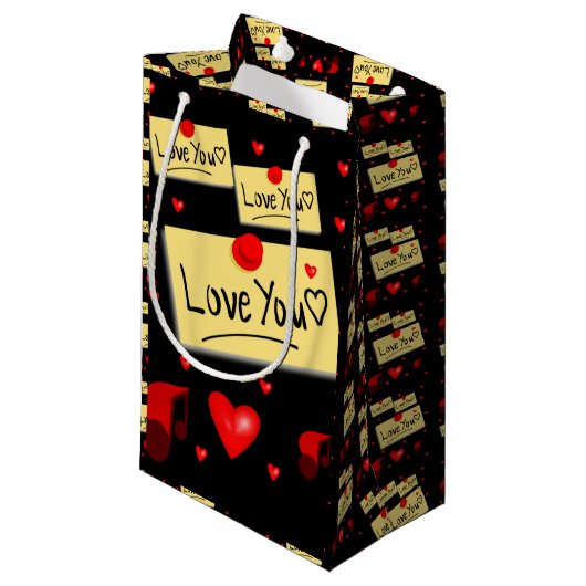 抱き枕バレンタイン スモールペーパーバッグ (正面アングル)