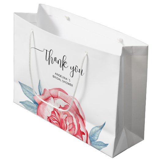 抱き枕ブライダルシャワー ラージペーパーバッグ (正面アングル)