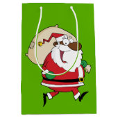 抱き枕ランニングズブラックサンタ ミディアムペーパーバッグ (正面)