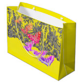 抱き枕レース及び蝶 ラージペーパーバッグ (裏面アングル)