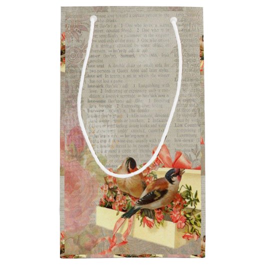 抱き枕ヴィンテージフローラ スモールペーパーバッグ (裏面)