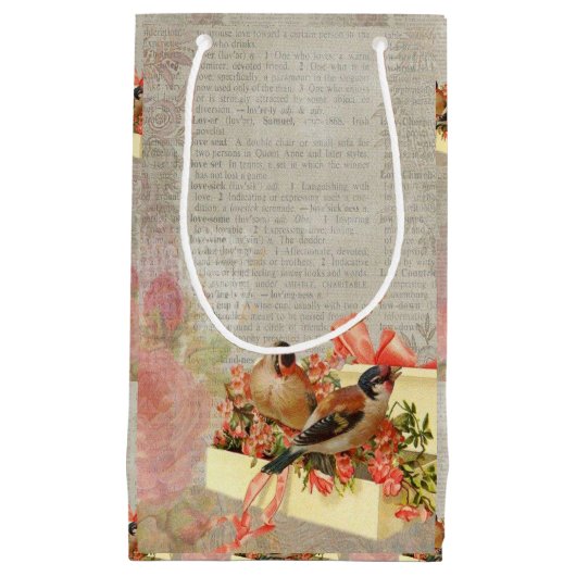 抱き枕ヴィンテージフローラ スモールペーパーバッグ (正面)