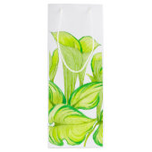 抱き枕上の'調和の緑' ワインギフトバッグ (裏面)