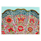 抱き枕中国のパターンのカスタム設計 ラージペーパーバッグ (裏面)