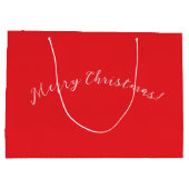 抱き枕帽をかぶったモルモット ラージペーパーバッグ (裏面)