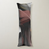 抱き枕抽象芸術トレンドインテリアデコーブラック ボディピロー (裏面 (縦))