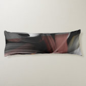 抱き枕抽象芸術トレンドインテリアデコーブラック ボディピロー (裏面)
