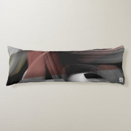 抱き枕抽象芸術トレンドインテリアデコーブラック ボディピロー