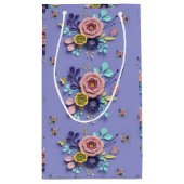 抱き枕紫フローラ スモールペーパーバッグ (裏面)