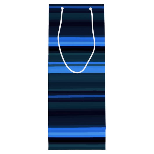 抱き枕青ストライプ色 ワインギフトバッグ (裏面)