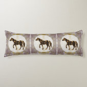 抱き枕20のx 54インチの芸術nの馬動物ペット ボディピロー (正面)