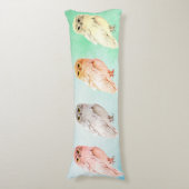 抱き枕4違うフクロウ ボディピロー (正面縦)