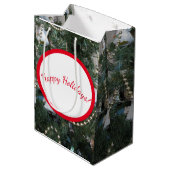 抱き枕-アンティークサンタオーナメント ミディアムペーパーバッグ (裏面アングル)