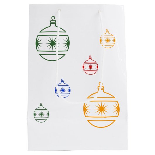 抱き枕-クリスマスオーナメント ミディアムペーパーバッグ (裏面)
