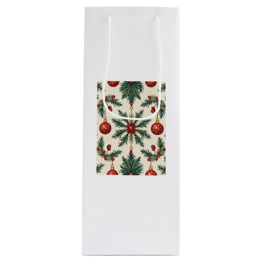 抱き枕（クリスマス） ワインギフトバッグ (正面)