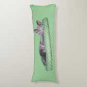 抱き枕 – グレーキットン (正面縦)