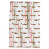 抱き枕 – チノックサーモンストライプオン ミディアムペーパーバッグ (裏面)