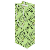 抱き枕 – テキーラ、セラピーより安い ワインギフトバッグ (裏面アングル)