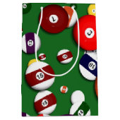 抱き枕 – ビリヤード ミディアムペーパーバッグ (正面)