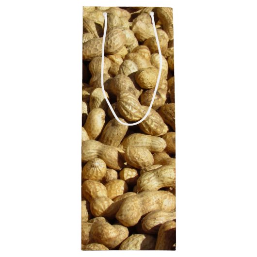 抱き枕 – ピーナッツがクローズアップ ワインギフトバッグ (正面)