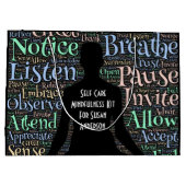 抱き枕·フ気にォー·セルフ·マインドフルネス ラージペーパーバッグ (裏面)