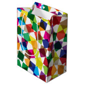 抱き枕 – プライマリのポップ ミディアムペーパーバッグ (裏面アングル)